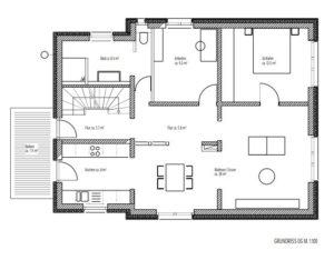 Es verfügt über 3 Etagen. Durch den großen Eingangsbereich im EG gelangt man über die Original erhaltene Massivholztreppe in das OG. ANDERS CONSULTING Relocation Service Stuttgart